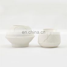 modern japanese  wabi sabi style ceramic small table decoration storage jar