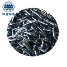 60mm Black Painted Floating Wind Power Platform Studless Link Anchor Chain thumbnail-1