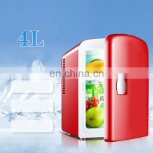 Household Use Plastic 4L Camping Refrigerator Box Small 12V Freezer Portable Mini Fridge Car