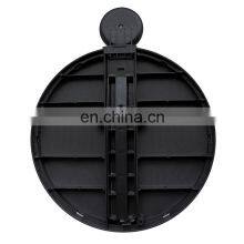 Household Elegant Black 5L Pedal Bin Bathroom Hotel Dustbin With Cover thumbnail-2