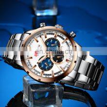 CURREN 8355 Newest Black Stainless Steel Quartz Wrist Watch For Men 24 Hours Display Watches Wholesale thumbnail-5