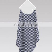 High Quality Plaid 100% Cotton Yarn Dyed Navy Check Design thumbnail-5