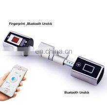 WE.LOCK Automatic Door System Biometric Fingerprint Scanner Door Lock APP Sliding Glass Door Push Lock thumbnail-2