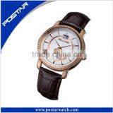 Simple Leather Strap Wristwatch Fashion Casual Quartz Hot Branded Logo OEM Watch thumbnail-3
