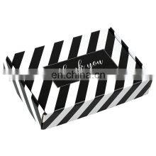 OEM Luxury Custom LOGO Eco Friendly Black White Mailer Boxes Under Wear Night Clothes Packaging Corrugated Shipping Box thumbnail-4