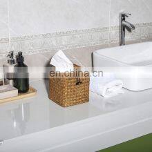 HBK Handmade Natural Seagrass Rattan Tissue Box Cover for Office and Bedroom thumbnail-5