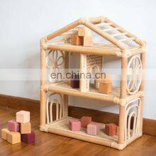 New Arrival Portable Dolls and Toys Rattan Playhouse High Quality Wicker Basket for Home Organizing Wholesale Supplier