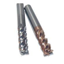 2/4/6 Flute HRC 45 55 65 Solid Carbide End Mill for Metal Machining With Coating AlTiN TiSiN AlTiSiN thumbnail-2