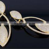 Elegant Big Party Jewelry Bling Deluxe Micro Pave Setting CZ Women Dressed Earrings thumbnail-5