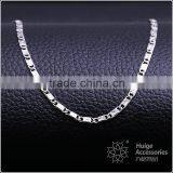 2015 Wholesale Fashion Jewelry Rhodium Plated Cheap Short Chain Necklace thumbnail-1