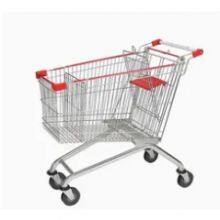 Zinc Cold Steel Wire Logistic Warehouse Wire Mesh Shopping Trolley thumbnail-4