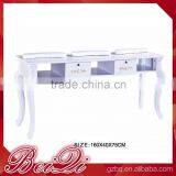 Classic European Style Manicure Table Beauty Wood Nail Salon Furniture Table Manicure Table thumbnail-1