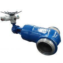 API ANSI Gate Valve Z85H Forged Steel A216 CF8M Stainless Steel HP Welded Valve Hard Pneumatic Actuator Industrial Use thumbnail-2