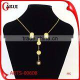 Fashion Jewelry 2016 Gift Models Of Gold Chains Tassle Necklace thumbnail-1
