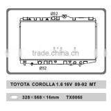 Auto Radiator for TOYOTA COROLLA 1.6 16V 89-92 MT