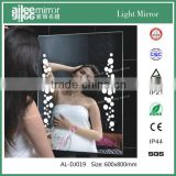 led side mirror fogless shaving mirror