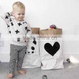 Popular Heavy Kraft Paper Bag,Animal Letter Cross Paper Storage Bags,Toys Clothes Kids Wall Pocket Children Room thumbnail-4