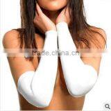 White Girl Lady Woman UV Sun Block Protection Arm Sleeves thumbnail-1