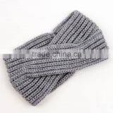 Europe and America Hot Selling Fashion Trendy Lady Girls Plain Sports Knitted Headband thumbnail-3