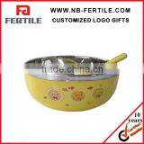 2014 New Arrival Stainless Steel Bowl With Spoon Thermal Insulated thumbnail-2