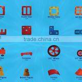 Children Favorite Colourful Educational Magnetic Tiles Child Toy thumbnail-2