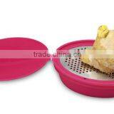 PP+S/S 9.5*6.5*2.5 Stainless Steel Ginger Garter/chocolate Cheese Grater thumbnail-1