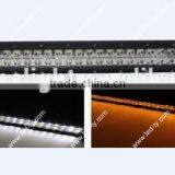 4x4 Amber and White LED Light Bar 52" 300w Double Row Amber LED Light Bar for Trucks Atv SUV