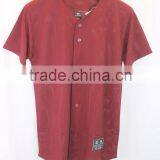 Custom Embroidery OEM Professional Embroidery Baseball Jersey, All in Your Need Causal Mesh Baseball Jersey, thumbnail-5