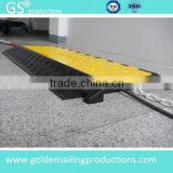 Cheap cable cover, PVC rubber cable protection cover, 5 channel cable ramp