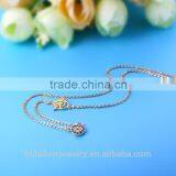 2017 Latest 925 Sterling Silver Jewelry Necklace With Gold Plating thumbnail-2