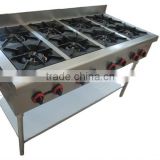 Different size commercial restaurant gas stove FGR-8T