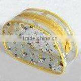 Yellow Pvc Soft Bag for With Zip