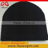 China Oem Wholesale Fashion Custom Acrylic and Polyester Winter Knitted Beanie Hat thumbnail-6