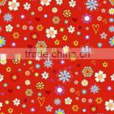 Wholesaler 100% Polyester Taffeta Flower Print Fabric Textile thumbnail-1