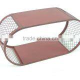 Industrial Antique Metal Wire Rounded Shelf for Wall Organizer