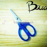 4" Colour Good Quality Children Scissors With Transparent Handle BD-S1657