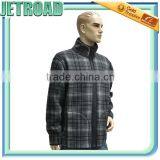 Polyester Printed Polar Fleece Bonded Reversible Wear Sweat Jacket