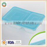 750ml Two Compartments PP Disposable Plastic Food Container SGS/FDA Appoval Microwave Oven Safe thumbnail-2