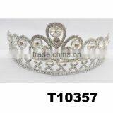Adult Candy Full Round Circle Crystal Pageant Crowns Wholesale thumbnail-5