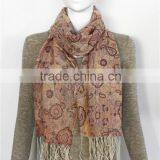 Neon Pink Lady Wool Scarf thumbnail-1