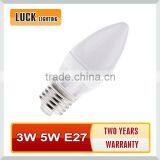 3w LED Candle Bulb Light E27 with CE&RoHS