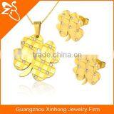 Premier Design With Different Flower Clover Stainless Steel Necklace And Jewelry Sets thumbnail-6