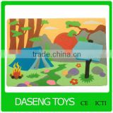 diy eco-friendly educational toy kits sand card