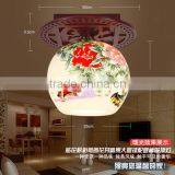 Chinese-made Flower Shade Modern Ceramic Energy Saving Ceiling Lamp Porcelain Wooden Light thumbnail-6