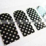 Custom Sliver Star Metallic 2d Nail Wrap Rhinestone Nail Sticker Manufacturer 20 Tips/sheet With Test EN71-3 thumbnail-1