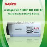 Japan SANYO 4 MP Full 1080 HD 10X CCTV Security Outdoor Day&Night Zoom IP Camera thumbnail-2