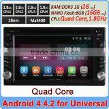Ownice Quad Core Android 4.4 for Nissa X-trail 2 Din Car Dvd Car Radio With Gps Support OBDll 3G thumbnail-1