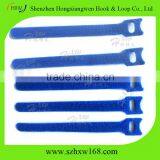 Hook Loop Nylon Cable Straps Reusable Wire Strap Ties Blue thumbnail-5