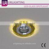 Yellow Circular Glass Mr16 Led Downlight Ceiling Light for the Decoration Lighting