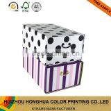 Metal Handle Cardboard Storage Box Customized Cardboard Paper Box Drawer Storage Box thumbnail-1